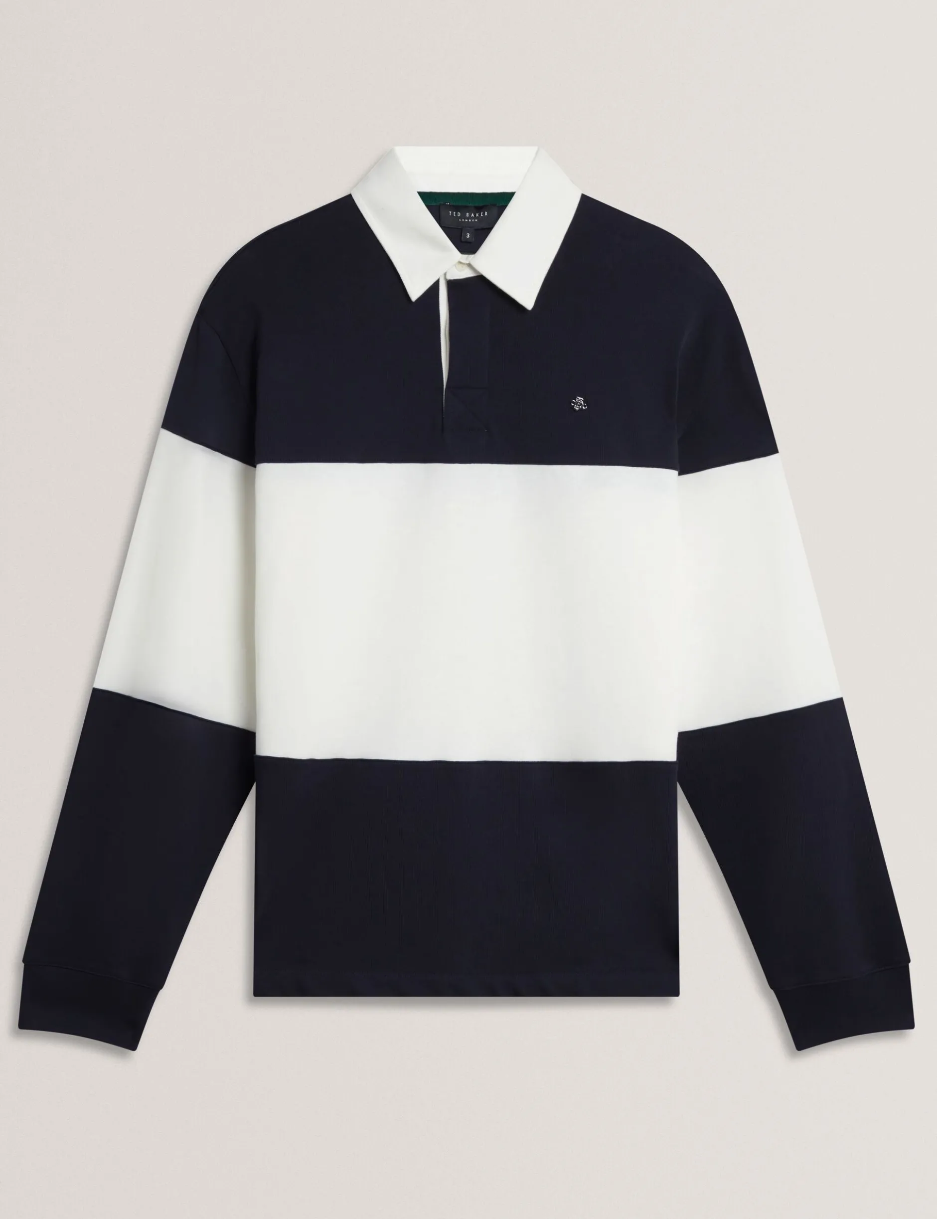 Block Stripe Jersey Cotton Rugby Shirt
