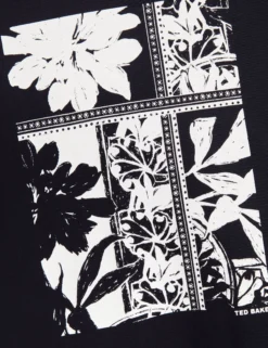 Botanical Graphic Crew Neck T-Shirt