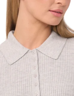 Collar Top with Rib