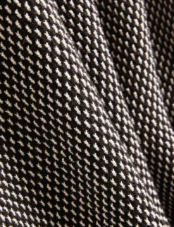 Contrast Stitch Knit Cotton Polo Shirt