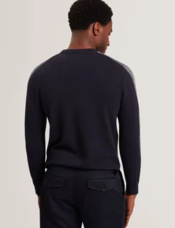 Contrast Stitch Knit Cotton Polo Shirt