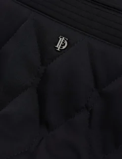 Diamond Quilted Zip Field Coat