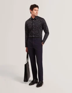 Ditsy Blooms Slim Long Sleeve Shirt