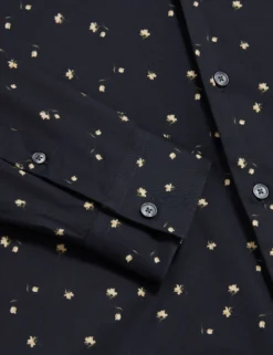 Ditsy Blooms Slim Long Sleeve Shirt