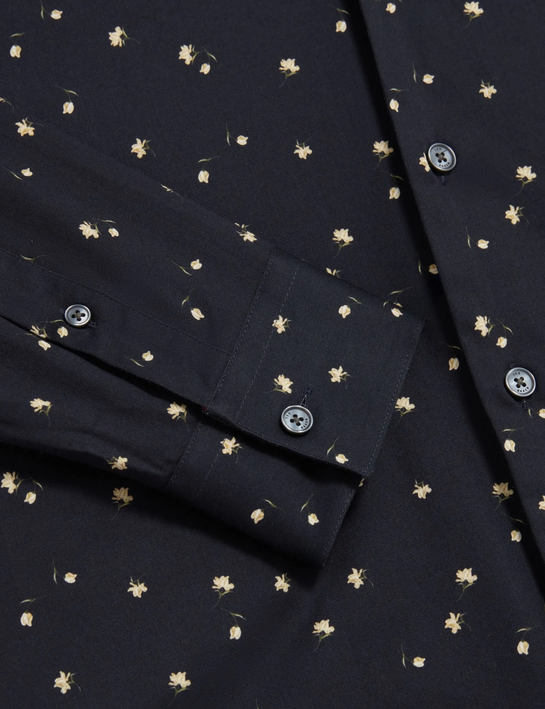 Ditsy Blooms Slim Long Sleeve Shirt