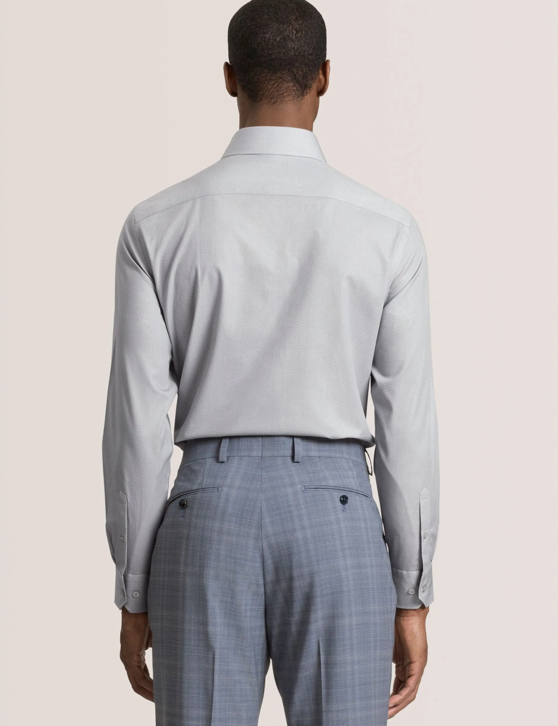 Dobby Stretch Cotton Slim Fit Shirt