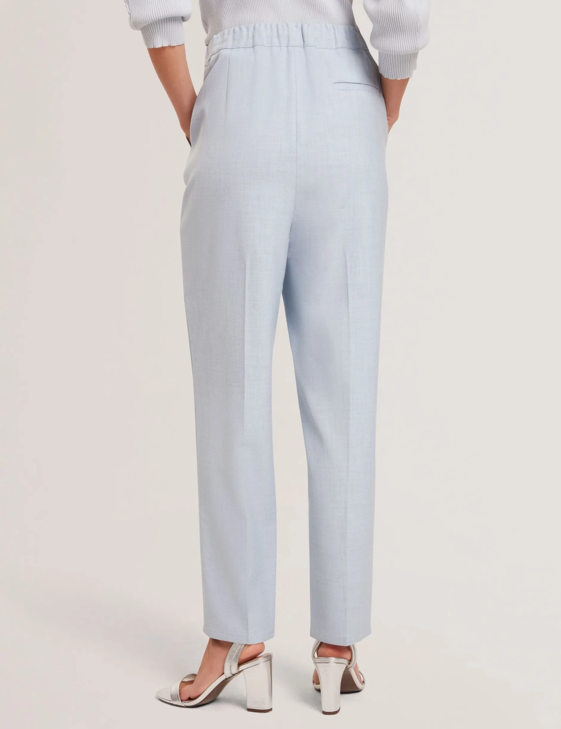 Elastic Waist Tailored Woven Joggers