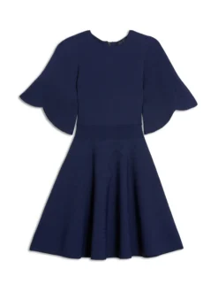Fit-and-Flare Mini Dress