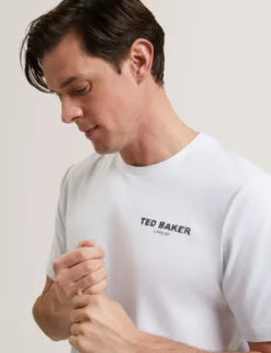 Flamingo Back Graphic Cotton T-Shirt