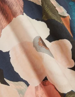 Garden Print Crew Neck Cotton T-Shirt