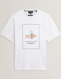 Goldfish Graphic Pure Cotton T-Shirt