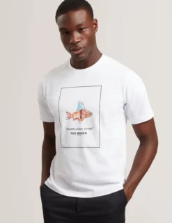 Goldfish Graphic Pure Cotton T-Shirt