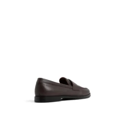 Grained Leather Penny Loafers