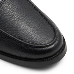 Grained Leather Penny Loafers
