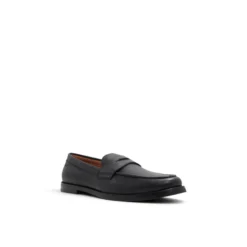 Grained Leather Penny Loafers