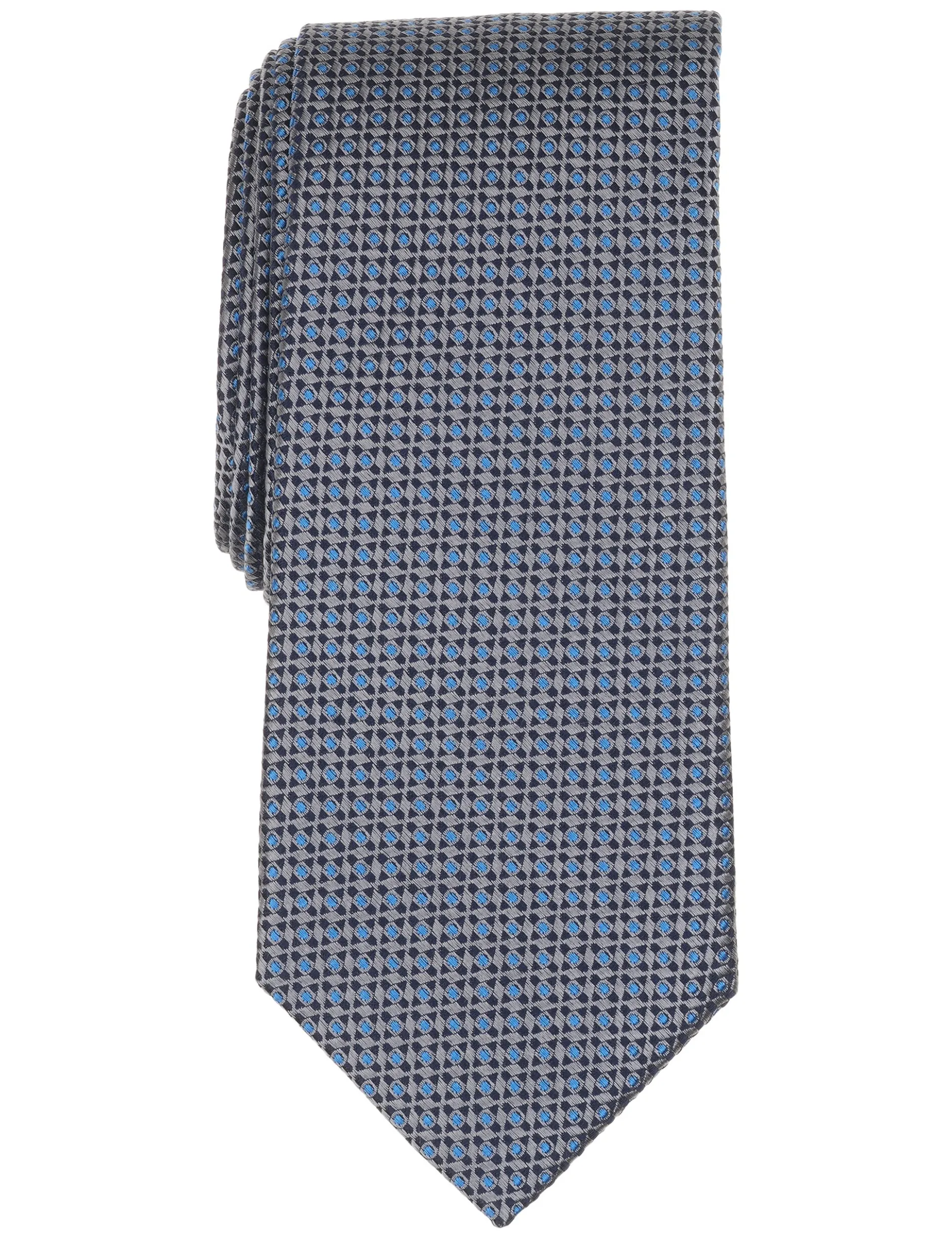 Grid Dot Silk Tie