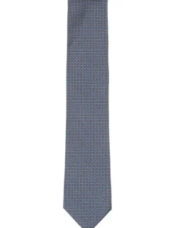 Grid Dot Silk Tie