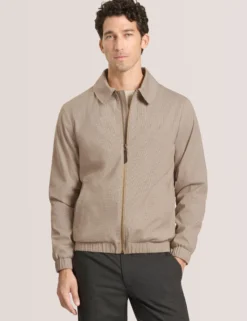 Harrington Zip-Through Bomber Jacket