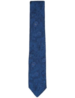 Jacquard Floral Silk Tie