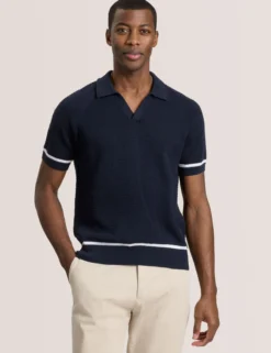 Knit Sweater Polo