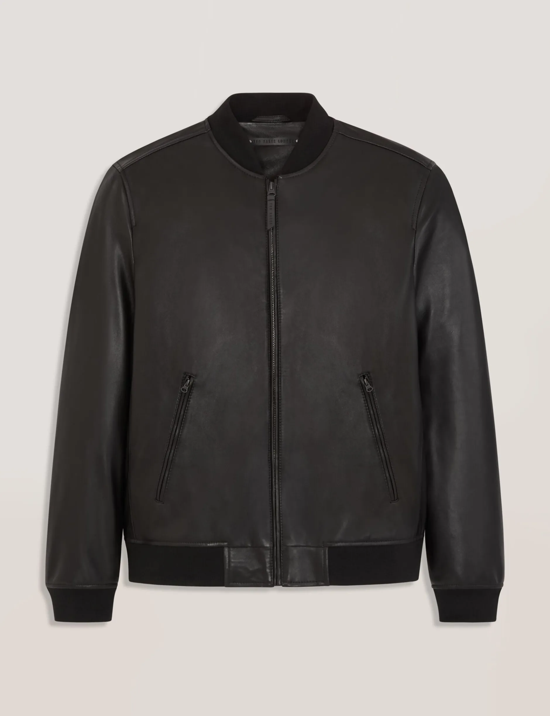 Leather Bomber Jacket