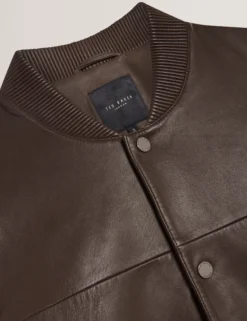 Leather Classic Bomber Jacket