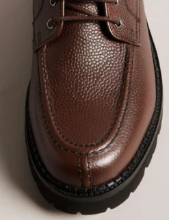 Leather Lace Up Boots