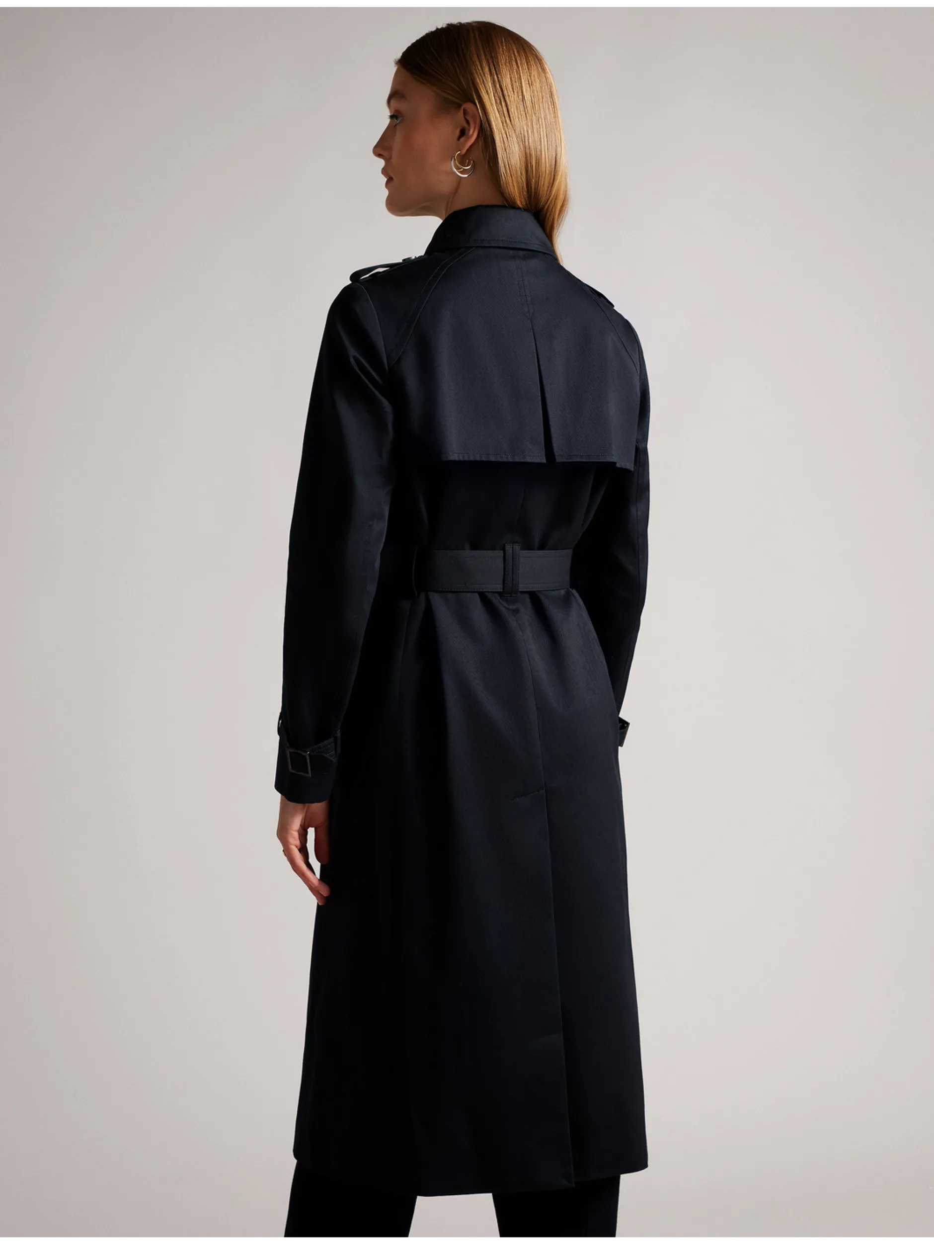Lightweight Showerproof Belted Trench Coat