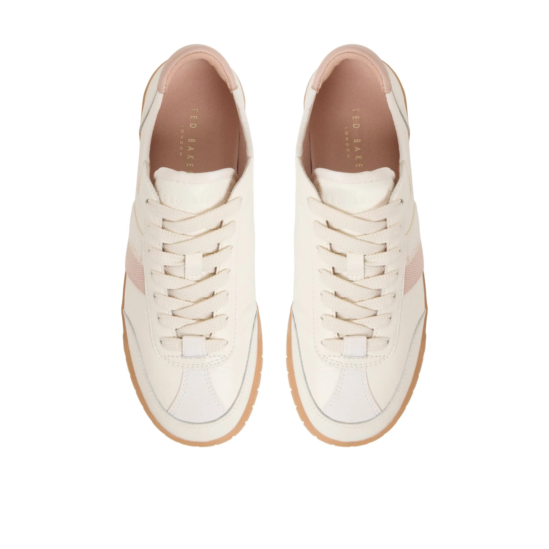 Logo Stripe Leather Sneakers