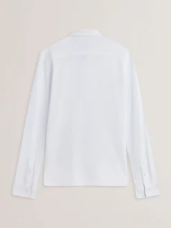 Long Sleeve Pique Cotton Jersey Shirt