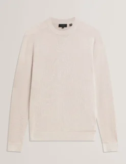 Long Sleeve Silk Blend Crew Neck Jumper