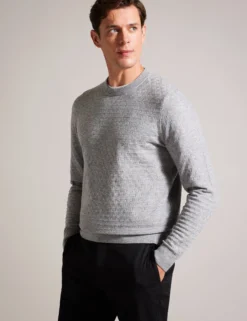 Long Sleeve T Stitch Crew Neck Sweater