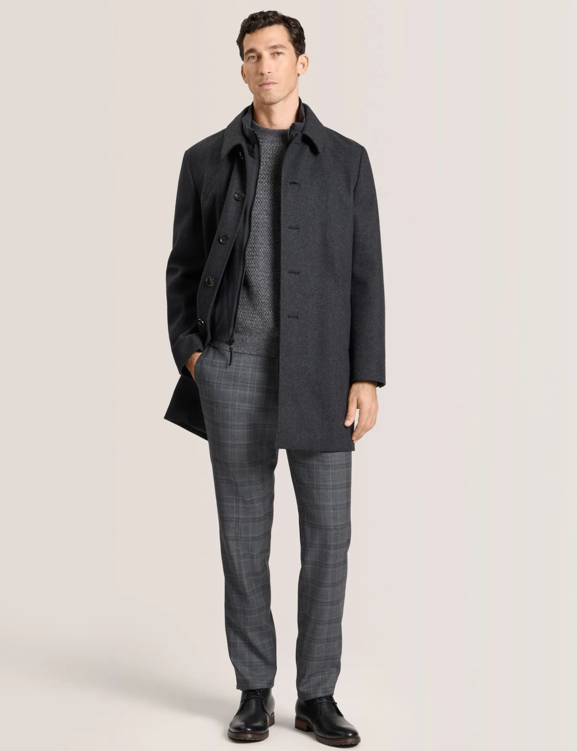 Overcoat with Bib