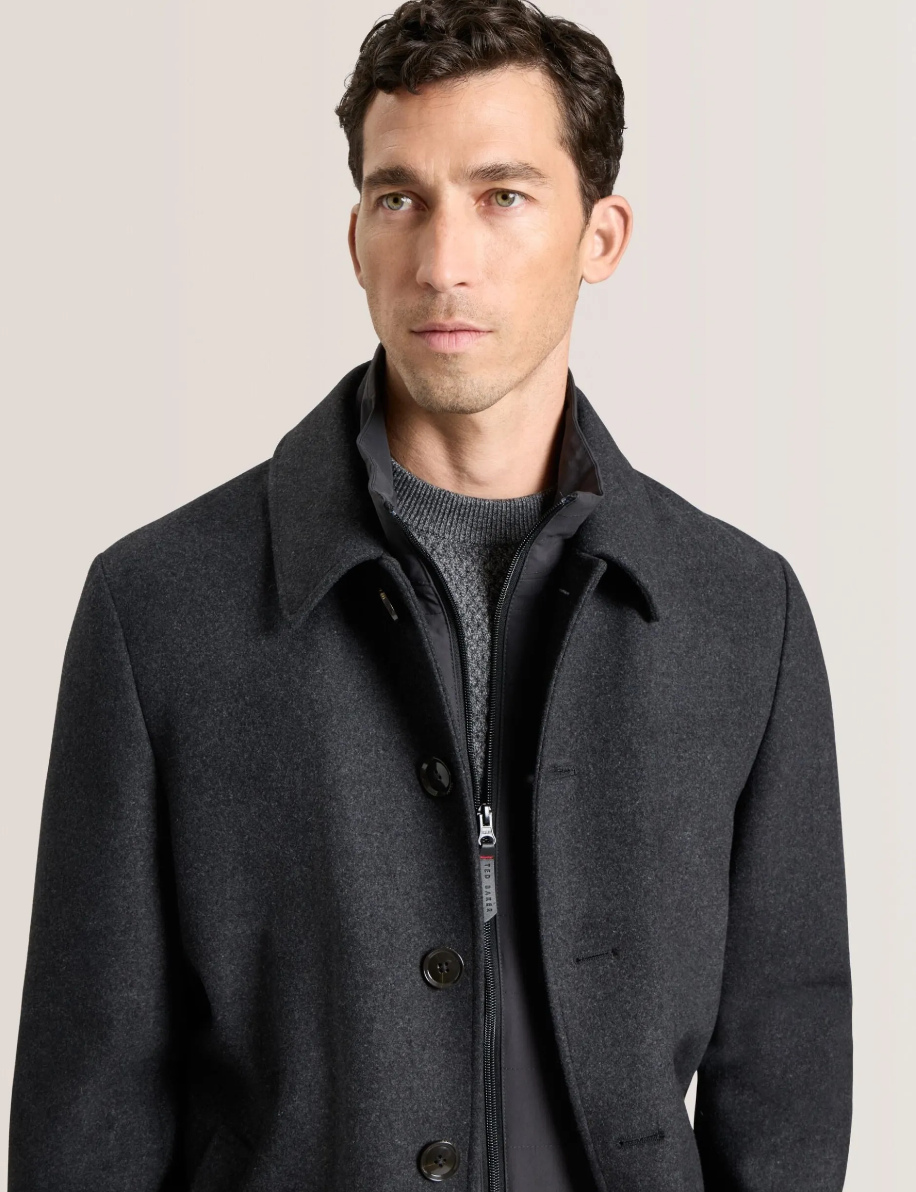 Overcoat with Bib