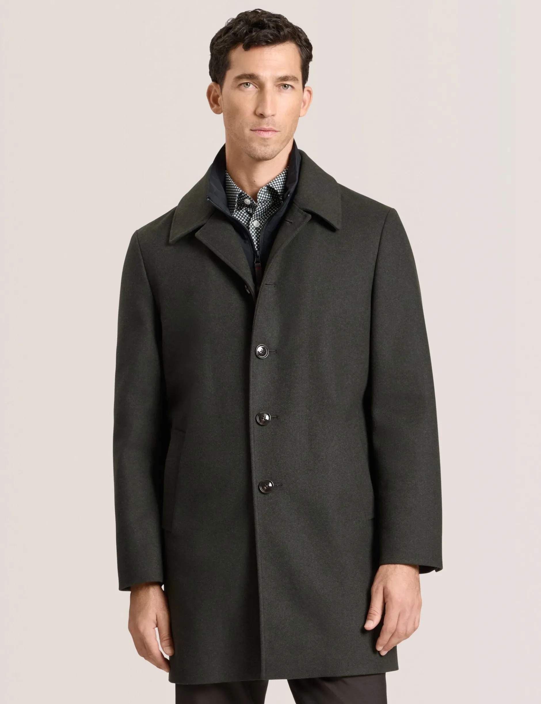 Overcoat with Bib