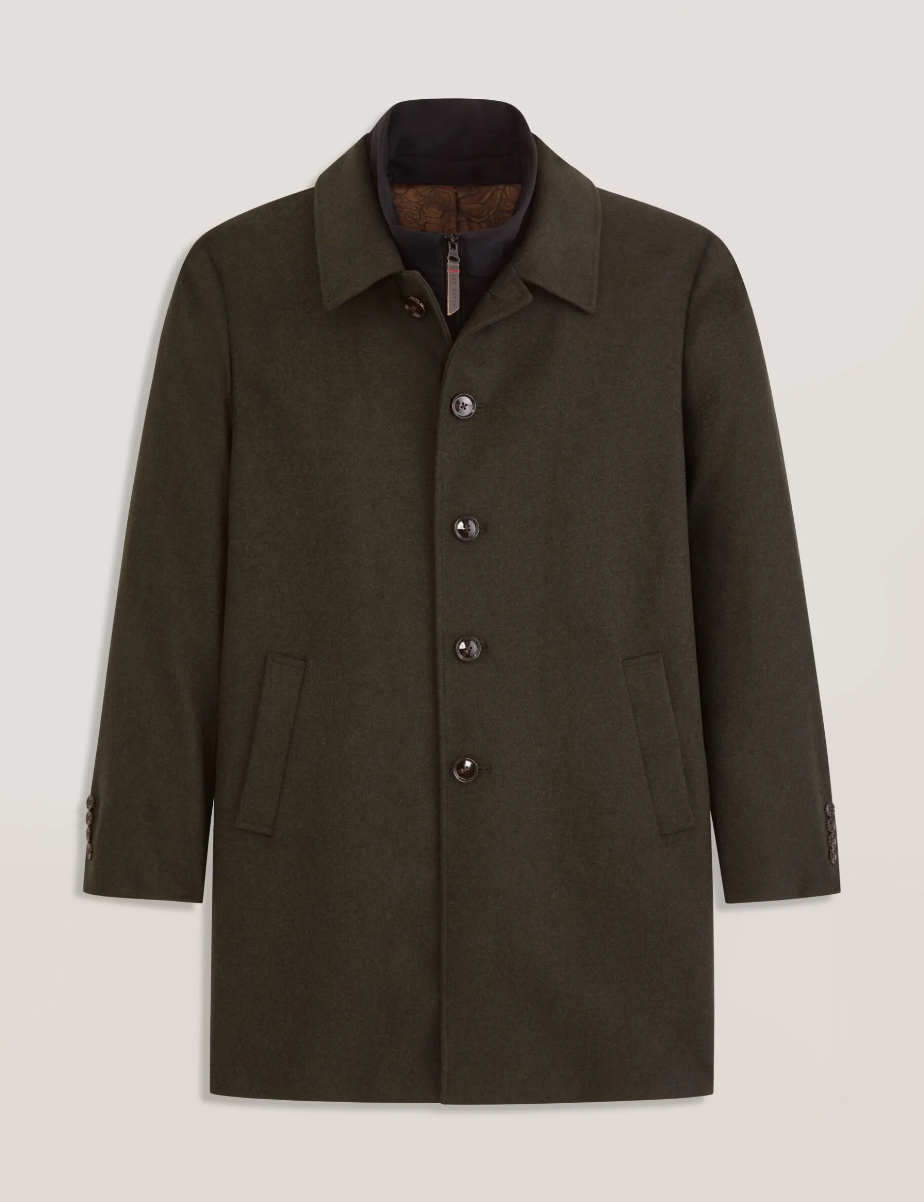 Overcoat with Bib