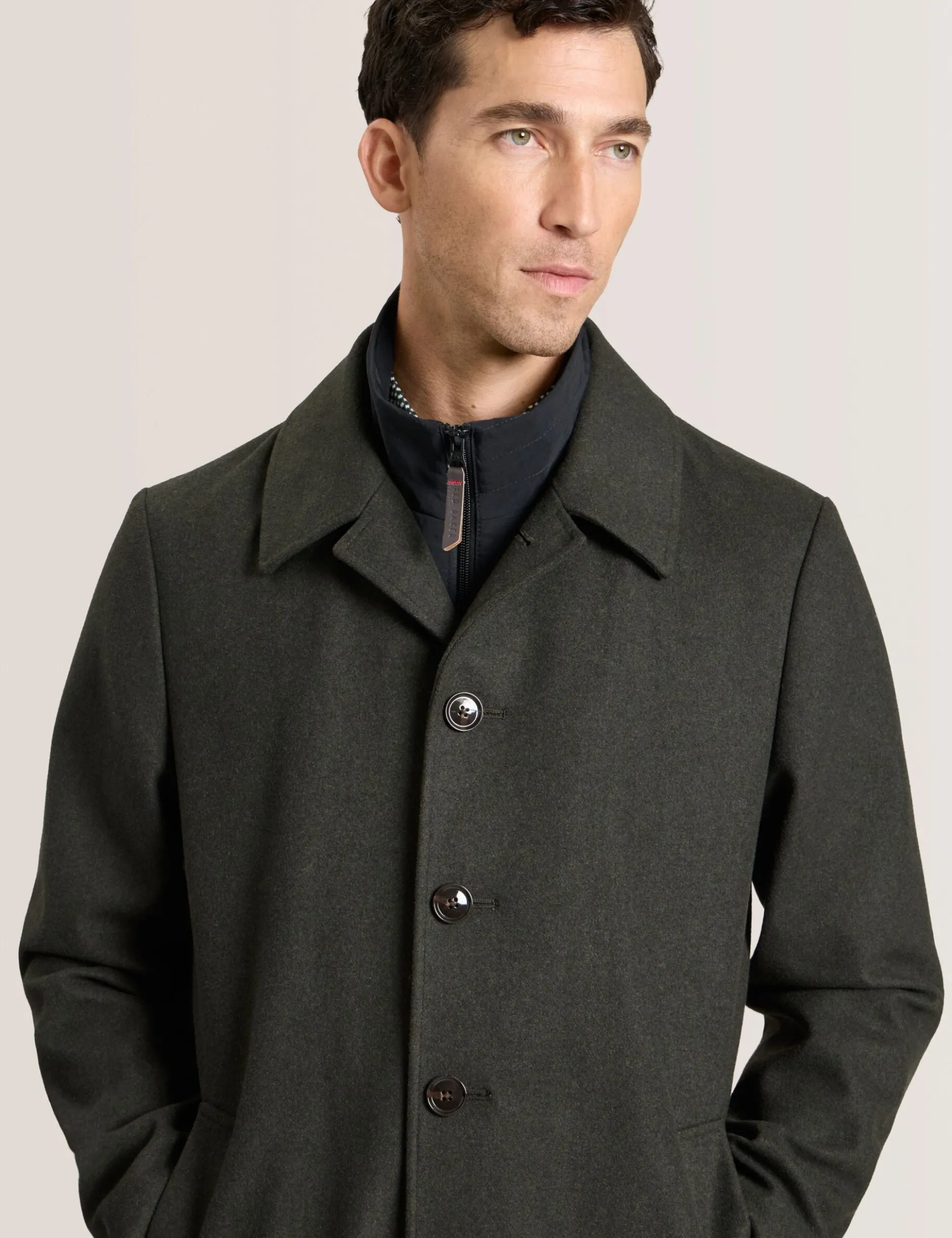 Overcoat with Bib
