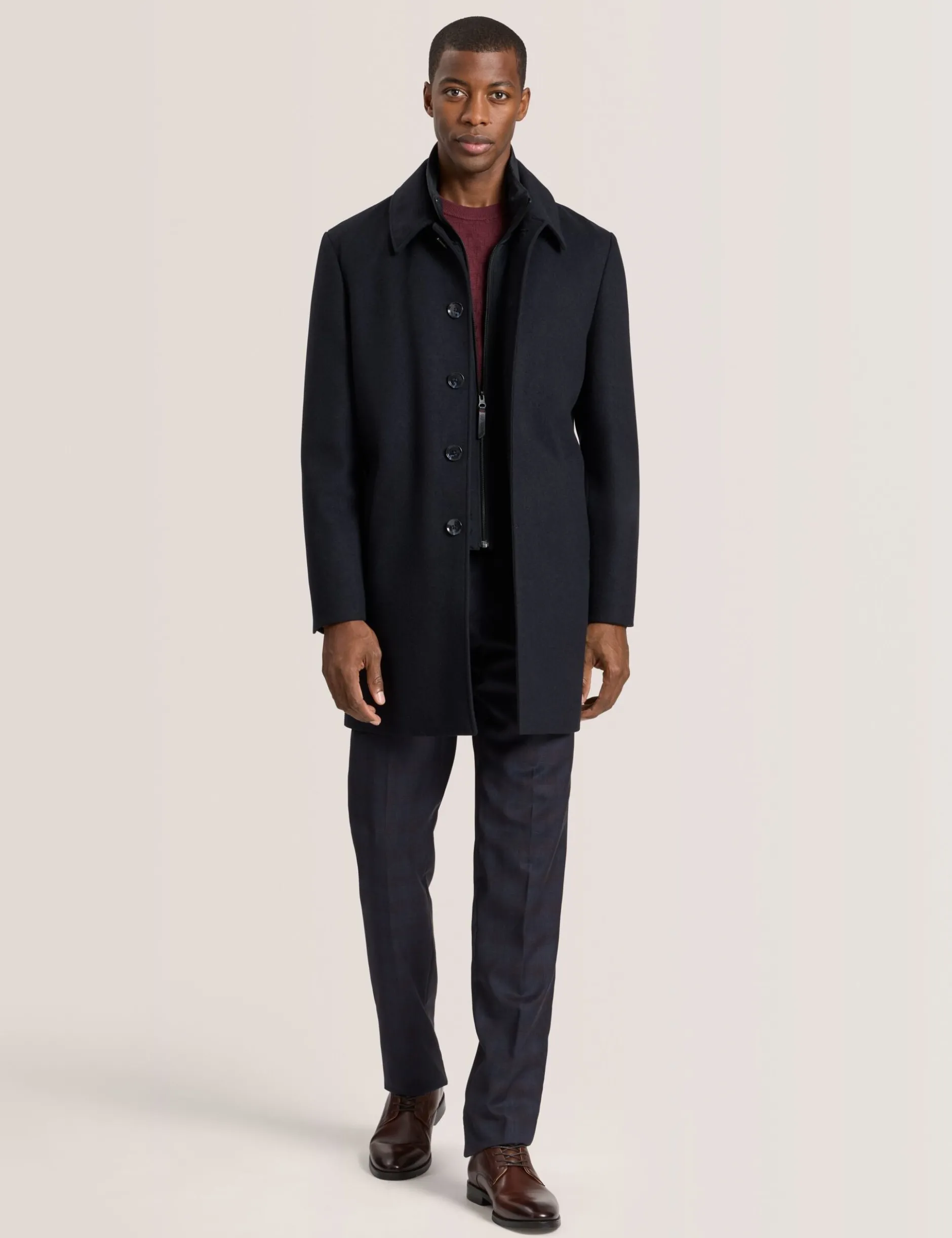 Overcoat with Bib