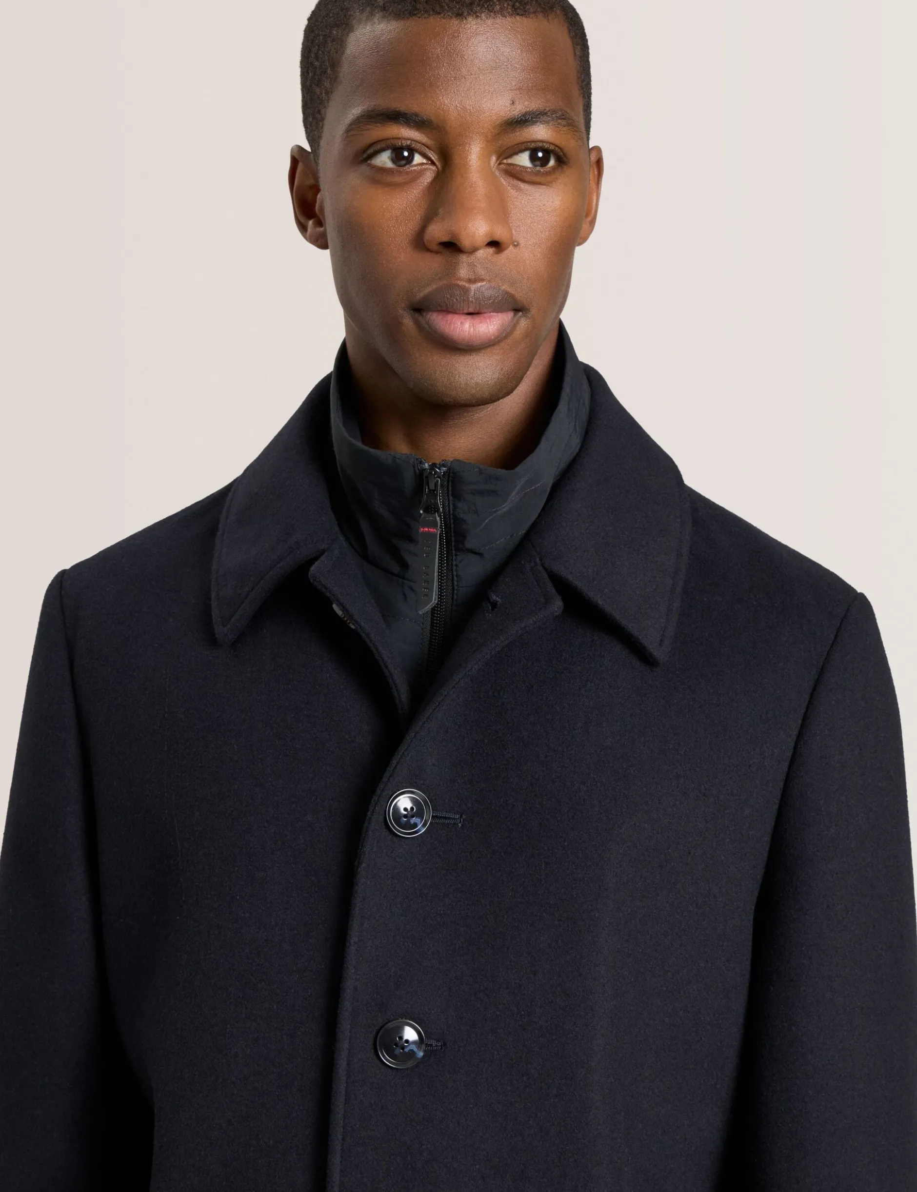 Overcoat with Bib