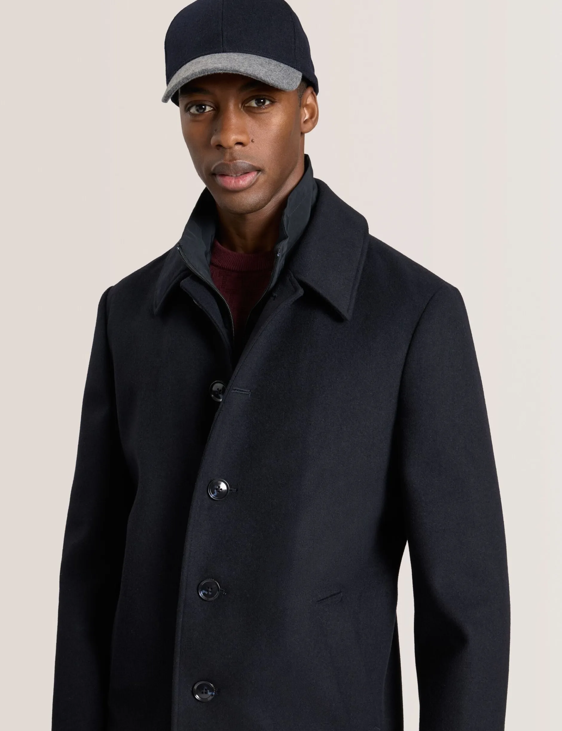 Overcoat with Bib
