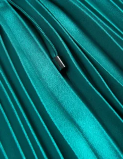 Pleated Midi Dress