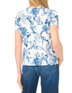 Porcelain Print Slim Fit T-Shirt