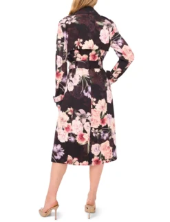 Printed Trench Coat