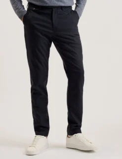 Puppytooth Check Slim Fit Pants