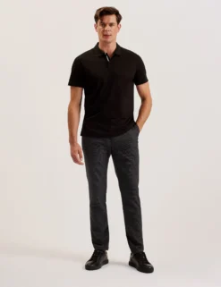 Puppytooth Check Slim Fit Pants