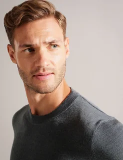 Pure Wool Crew Neck Jumper