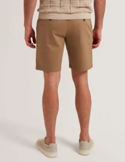 Regular Fit Cotton Blend Chino Shorts