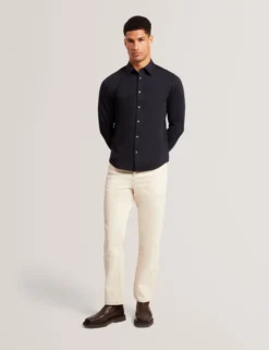 Regular Fit Knitted Jersey Shirt