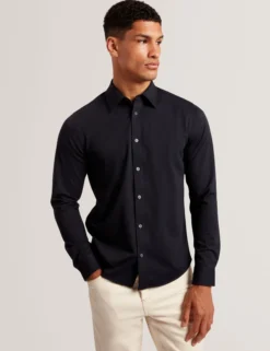 Regular Fit Knitted Jersey Shirt
