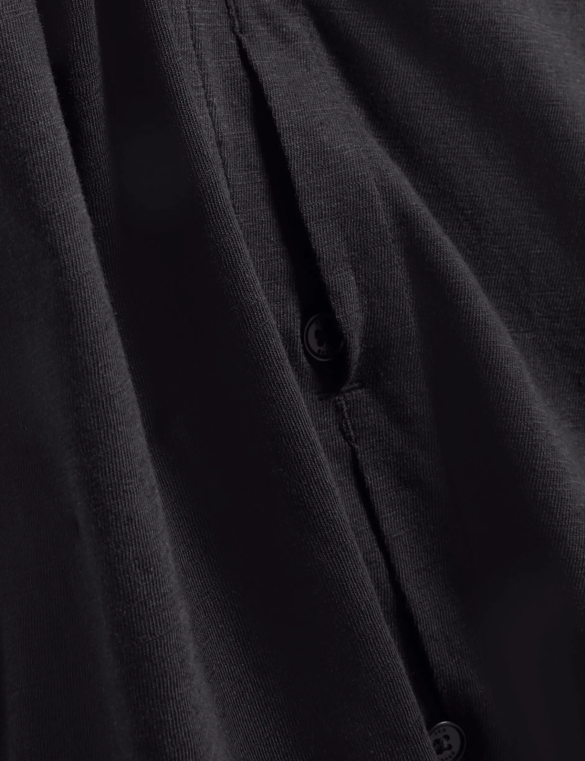 Relaxed Cotton Linen Button-Through Shirt